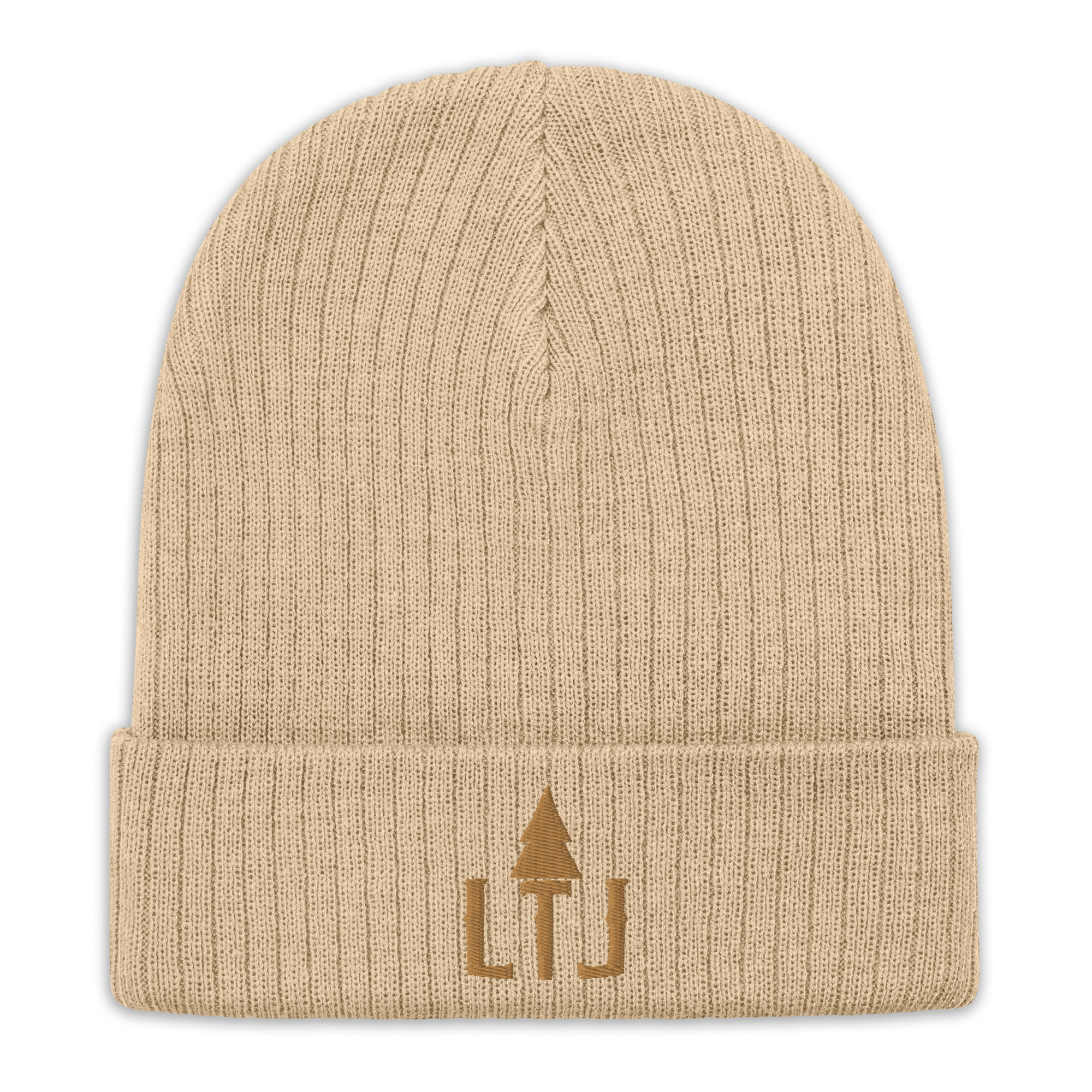 LTL Ribbed Beanie (Beige)